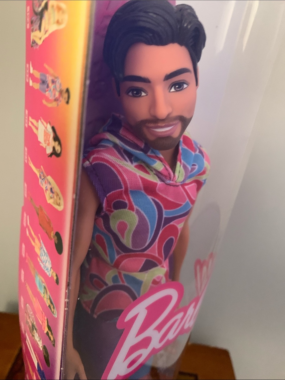 Fashionista 227 Ken 65th Anniversary Head Swap Beard Brunette MtoM New Head - Picture 7 of 7